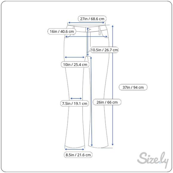 Calzedonia Womens Dark Wash Denim Flare Jeans Size 2 Cotton & Lyocell Blend - Picture 2 of 10